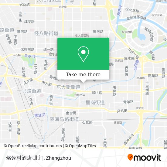 烙馍村酒店-北门 map