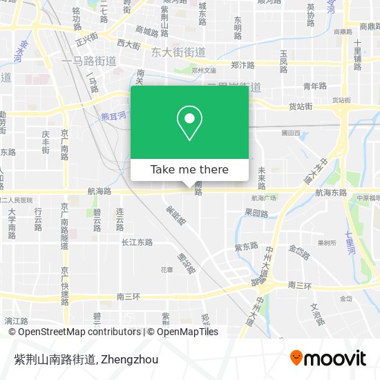 紫荆山南路街道 map