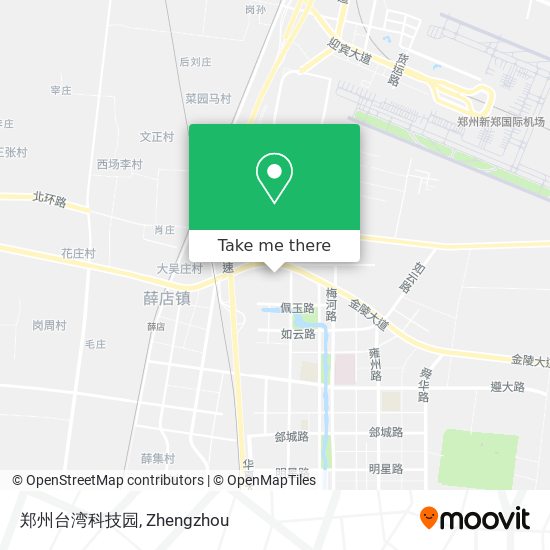郑州台湾科技园 map