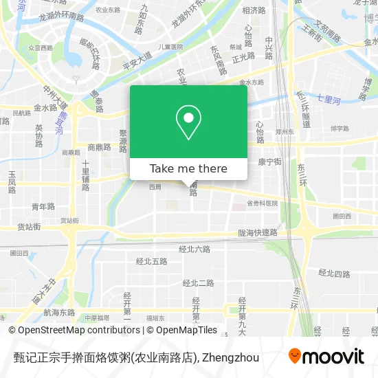 甄记正宗手擀面烙馍粥(农业南路店) map