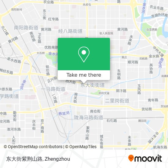 东大街紫荆山路 map