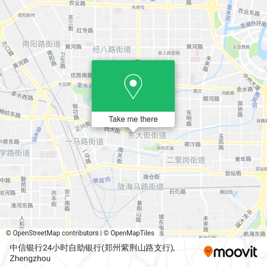 中信银行24小时自助银行(郑州紫荆山路支行) map