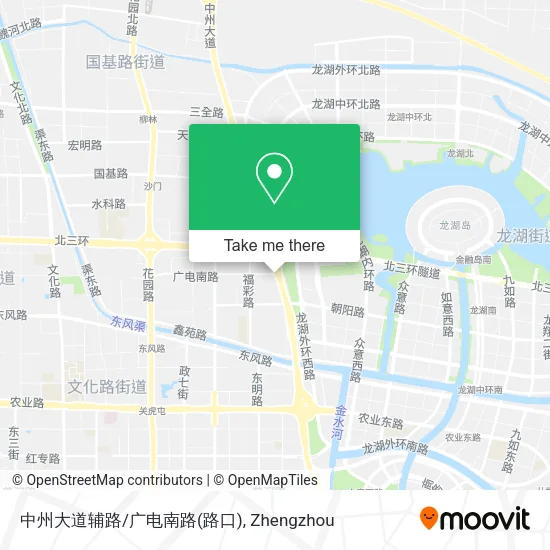 中州大道辅路/广电南路(路口) map