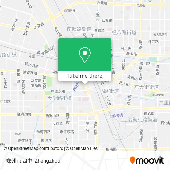 郑州市四中 map