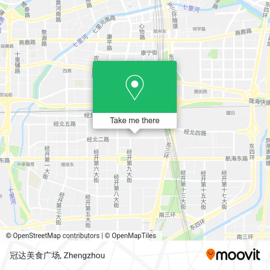 冠达美食广场 map