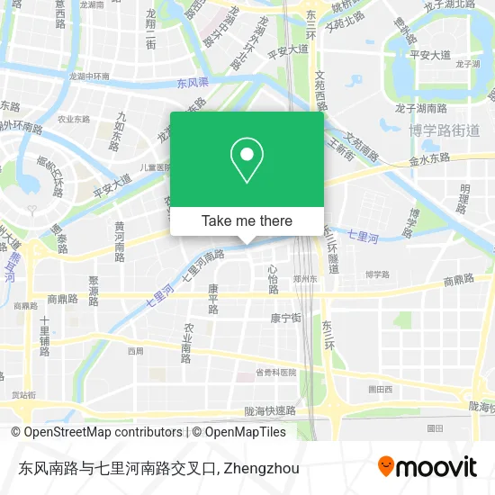 东风南路与七里河南路交叉口 map