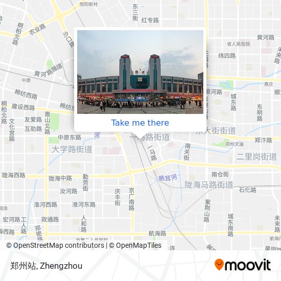 郑州站 map