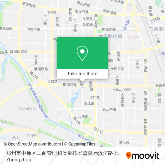 郑州市中原区工商管理和质量技术监督局汝河路所 map