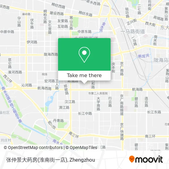 张仲景大药房(淮南街一店) map