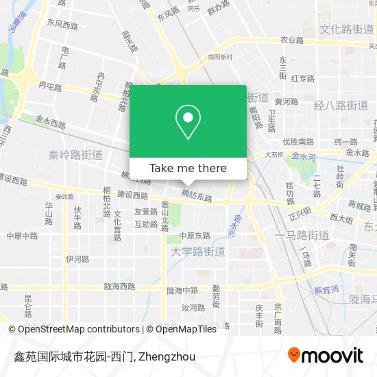 鑫苑国际城市花园-西门 map