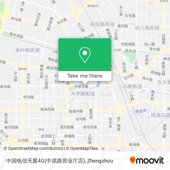 中国电信天翼4G(中原路营业厅店) map
