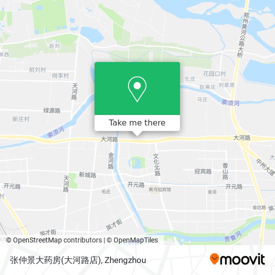 张仲景大药房(大河路店) map