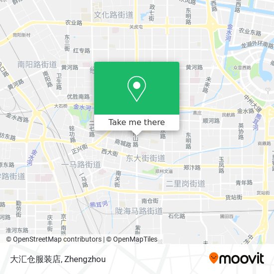 大汇仓服装店 map
