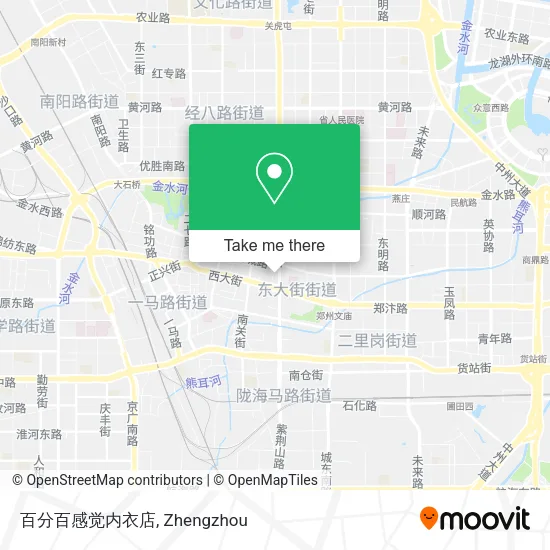 百分百感觉内衣店 map