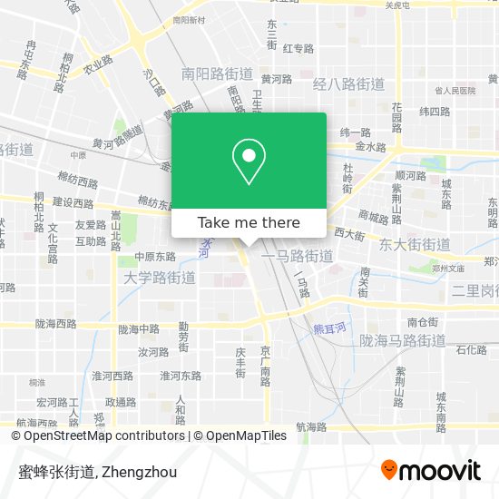 蜜蜂张街道 map