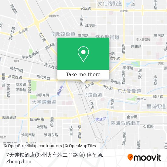 7天连锁酒店(郑州火车站二马路店)-停车场 map