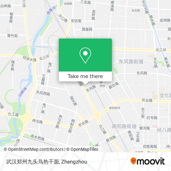 武汉郑州九头鸟热干面 map