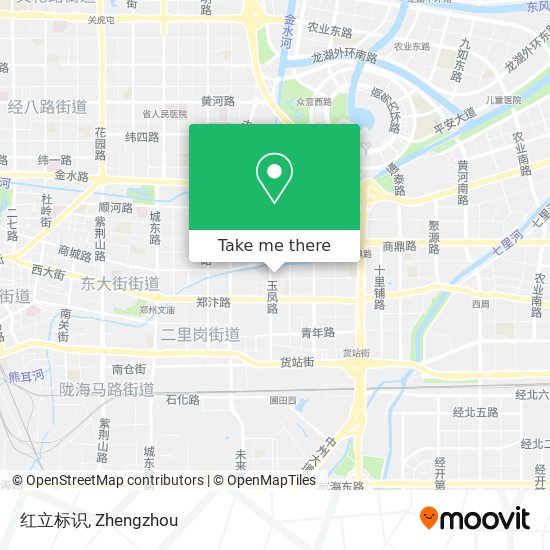 红立标识 map
