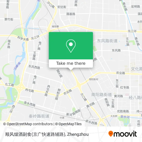 顺风烟酒副食(京广快速路辅路) map