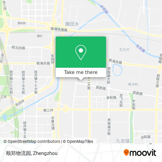顺郑物流园 map