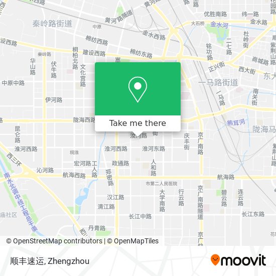 顺丰速运 map