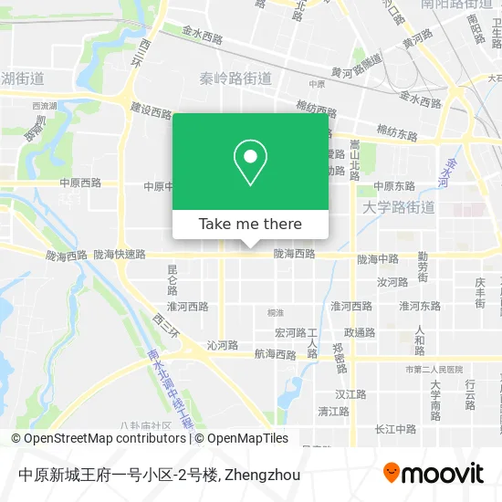 中原新城王府一号小区-2号楼 map