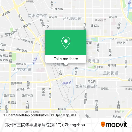 郑州市三院华丰里家属院(东2门) map