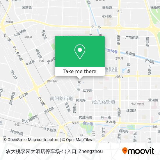 农大桃李园大酒店停车场-出入口 map