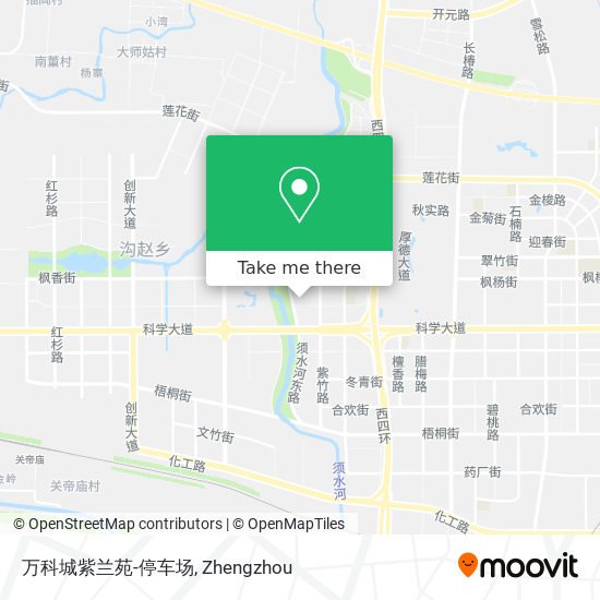万科城紫兰苑-停车场 map