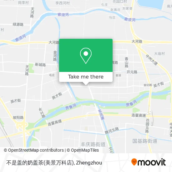 不是盖的奶盖茶(美景万科店) map