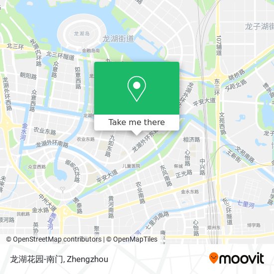 龙湖花园-南门 map