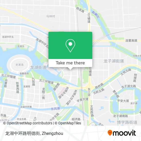 龙湖中环路明德街 map