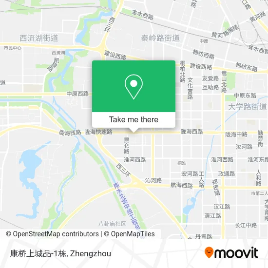 康桥上城品-1栋 map