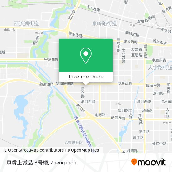 康桥上城品-8号楼 map