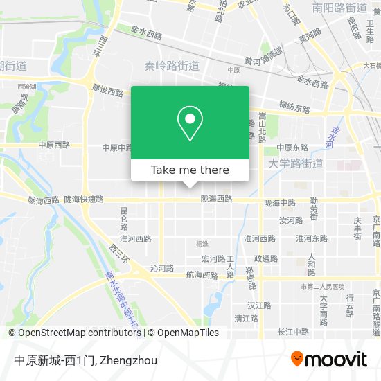 中原新城-西1门 map