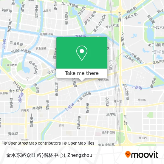 金水东路众旺路(楷林中心) map