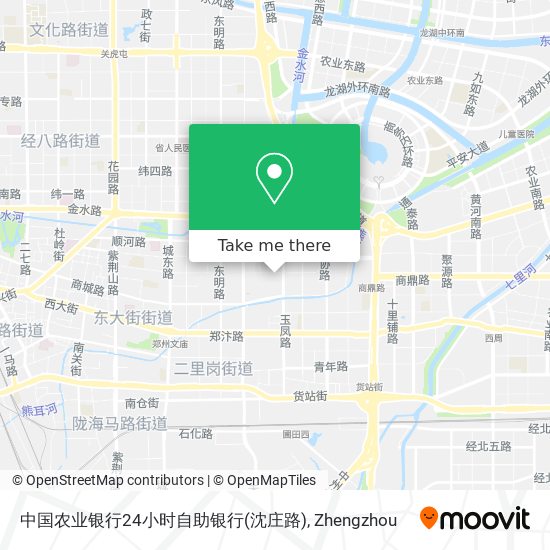 中国农业银行24小时自助银行(沈庄路) map