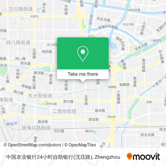 中国农业银行24小时自助银行(沈庄路) map