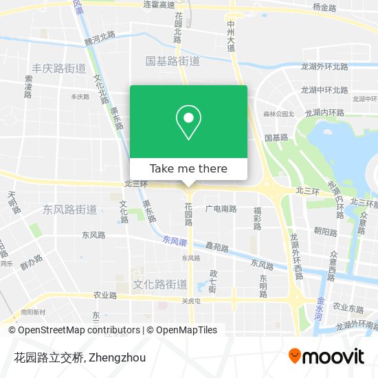 花园路立交桥 map