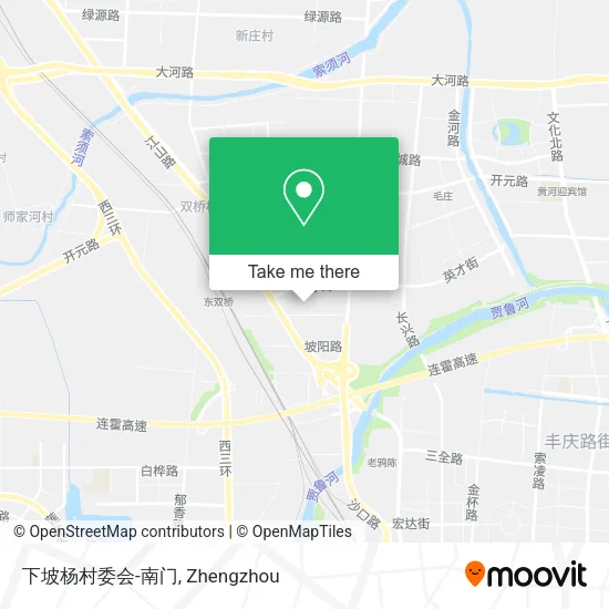 下坡杨村委会-南门 map