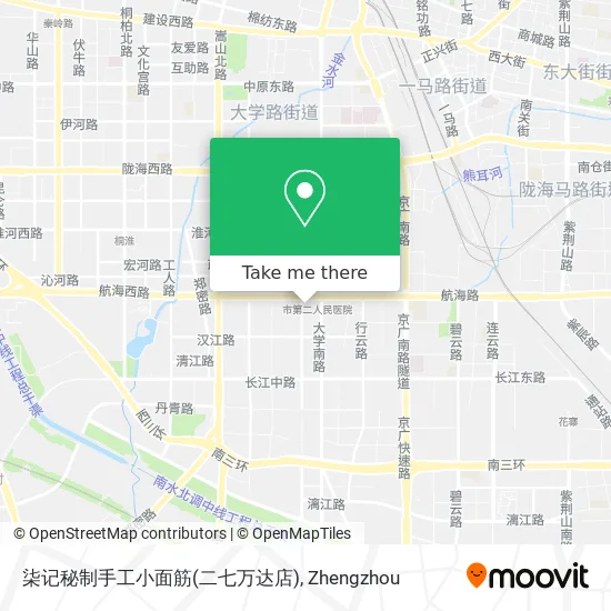 柒记秘制手工小面筋(二七万达店) map