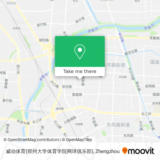 威动体育(郑州大学体育学院网球俱乐部) map