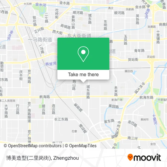 博美造型(二里岗街) map