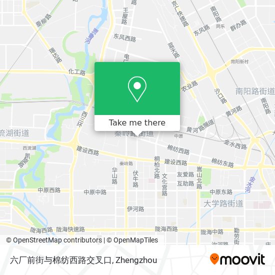 六厂前街与棉纺西路交叉口 map