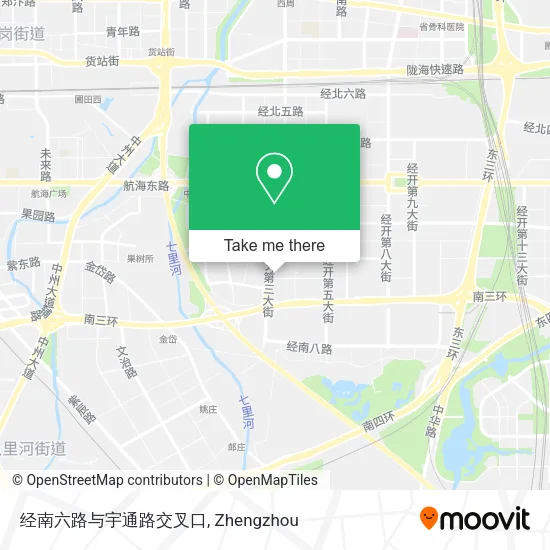 经南六路与宇通路交叉口 map