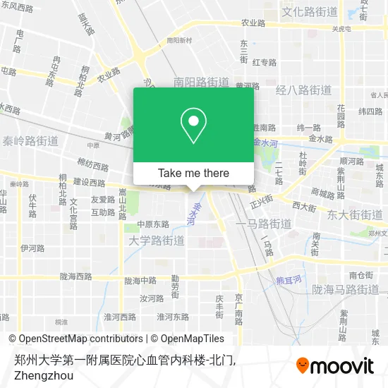 郑州大学第一附属医院心血管内科楼-北门 map