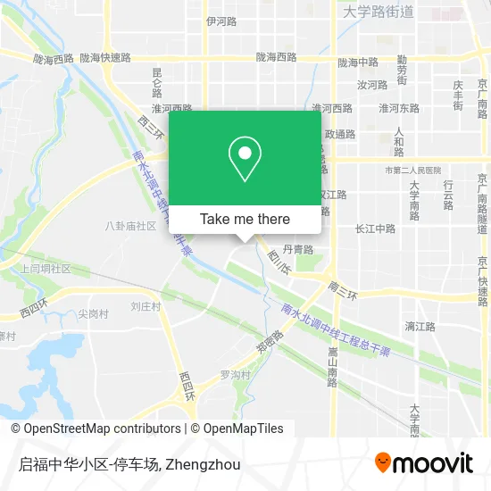启福中华小区-停车场 map