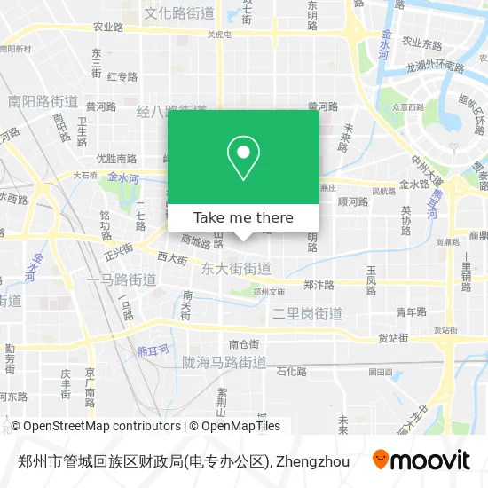 郑州市管城回族区财政局(电专办公区) map