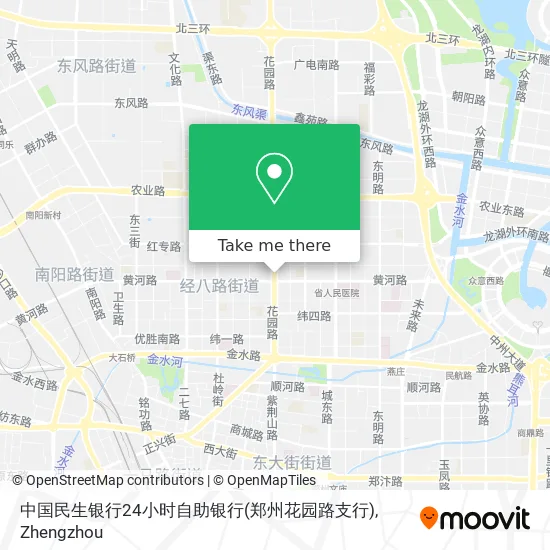 中国民生银行24小时自助银行(郑州花园路支行) map