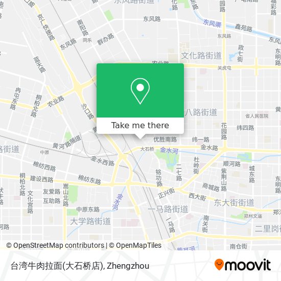 台湾牛肉拉面(大石桥店) map